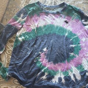 Tie-Dye Long Sleeve Shirt